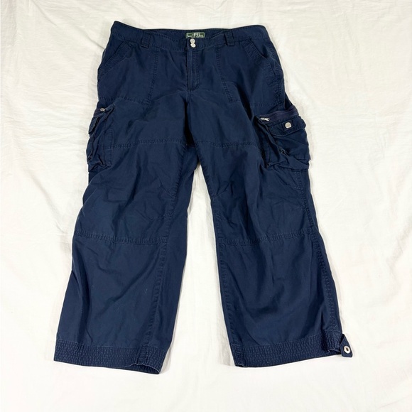 Lauren Ralph Lauren Pants - Lauren Ralph Lauren Active Women Blue Cargo Cropped Pants 16